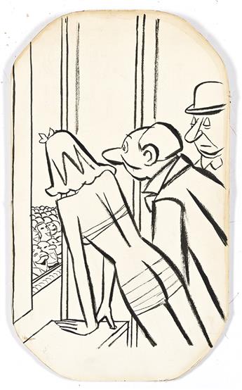 ARNO, PETER (1904-1968) Two cartoons.
